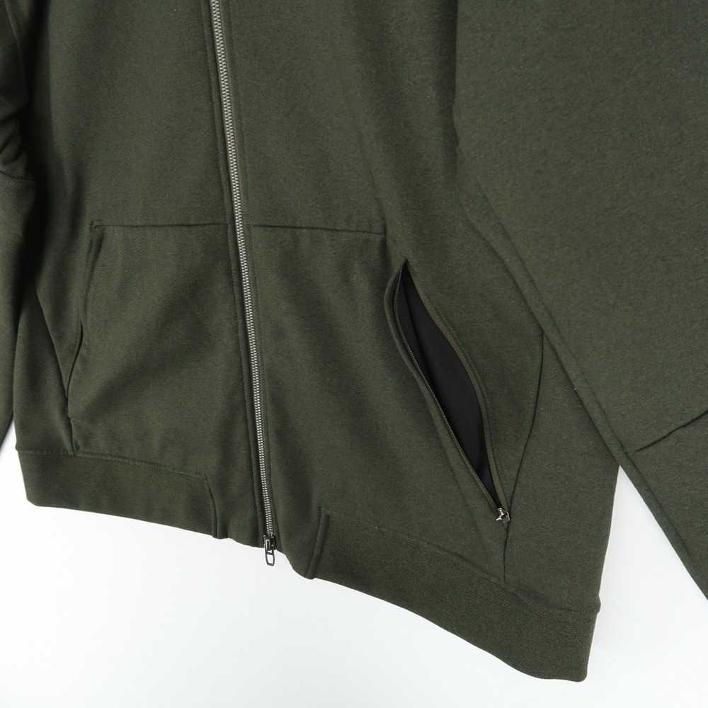 Lululemon City Sweat Bomber Jacket Mens XXL Dark Olive Green Full Zip - Picture 3 of 7
